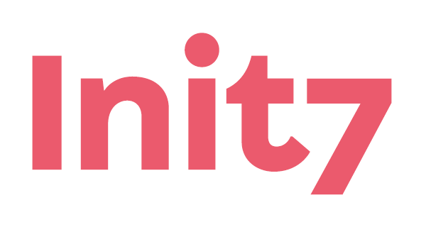 Init7 Logo – Internet- und TV-Provider auf dem Baden4net Glasfasernetz.